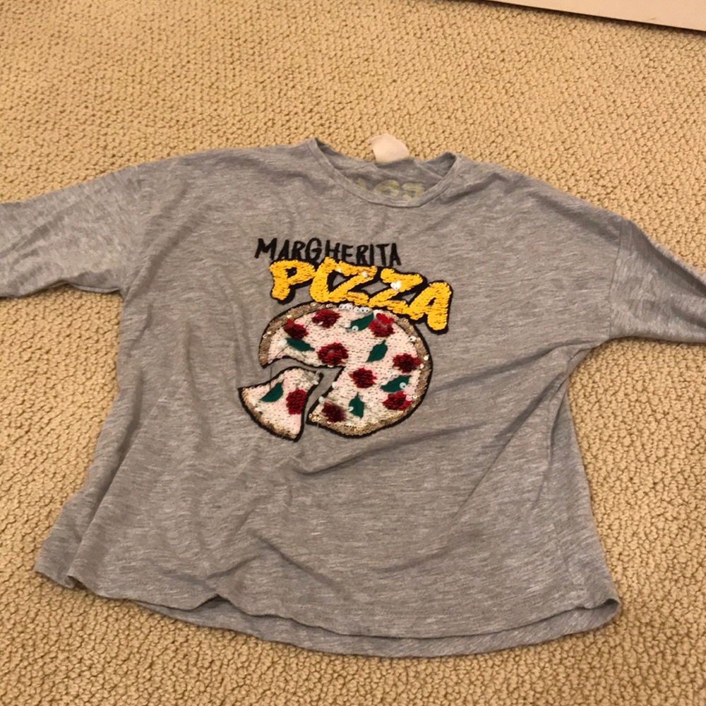 Margarita pizza shirt 🍕+👚=😍